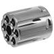 Dan Wesson Revolver 715 Steel Grey Drum Tamburo Brunito Moon Clip Compatible by ASG
